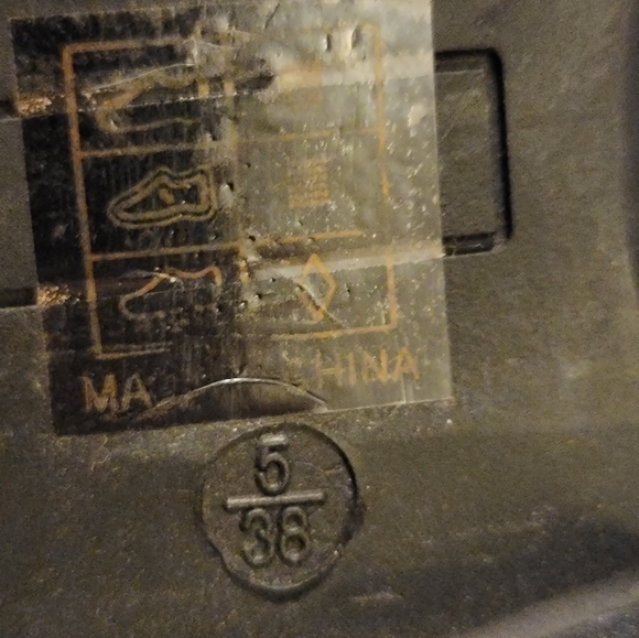 Knee-length boots with gold heel accent, side zipper, and adjustable back laces. - Picture 9 of 14